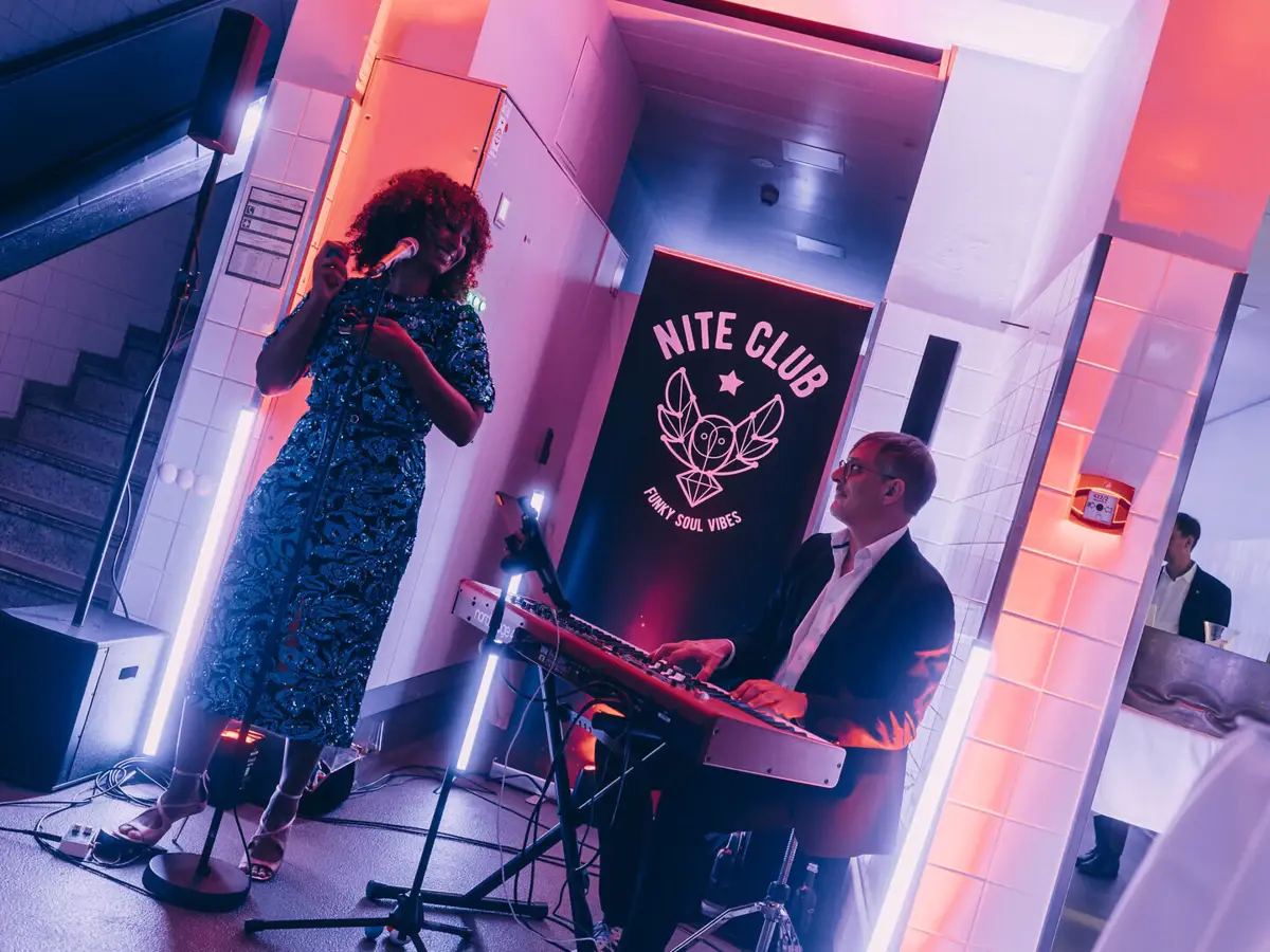 Live-Musik während der Küchenparty im Hotel Louis C. Jacob.