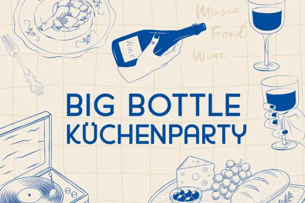 Küchenparty Illustration Zeichnung von Speisen und Getränken