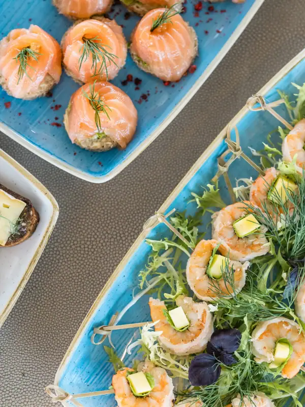 Finger Food Platten Platten mit Fingerfood